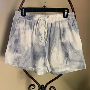 Tie Dye Knit Shorts